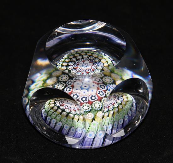 A Whitefriars paperweight